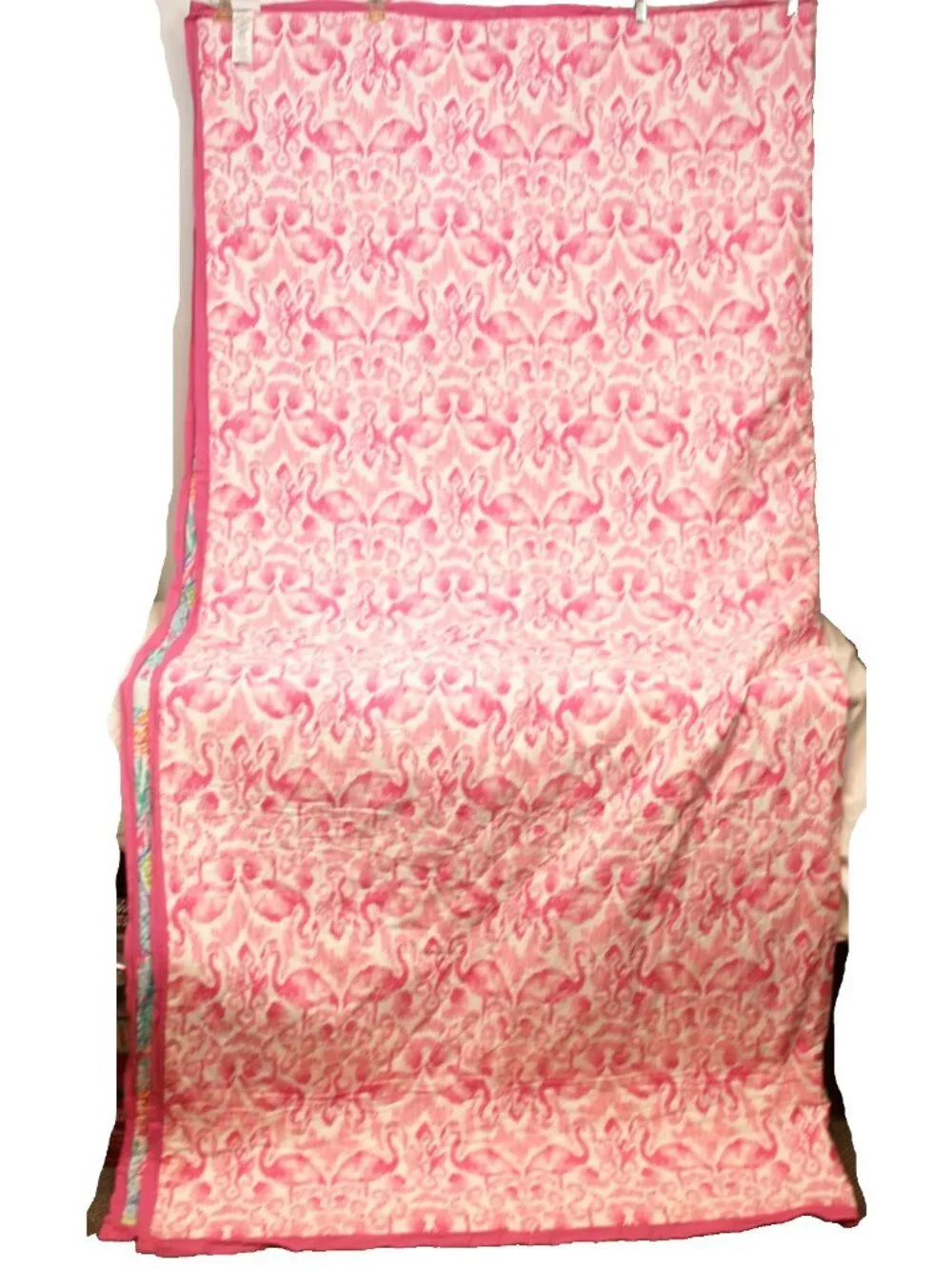 Pottery Barn Lilly Pulitzer Mermaid Cove Blanket Cover Full Size Double 86